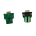 DB9 Female RS232 Serial to Terminal Adapter Connector Breakout Board (with cover)